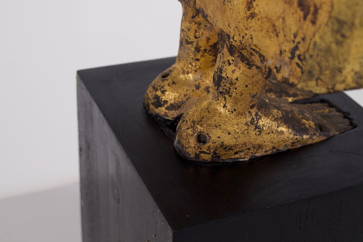 Bouddha Couronné en Bronze Royaume d'Ayutthaya.-photo-1