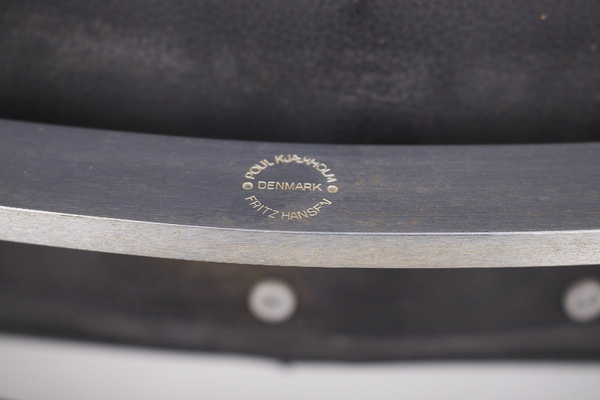 Paire de Chauffeuses PK 22 Poul Kjaerholm & Fritz Hansen-photo-8