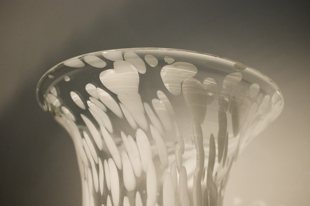 Grand Vase Schizzi en Verre Soufflé-photo-3