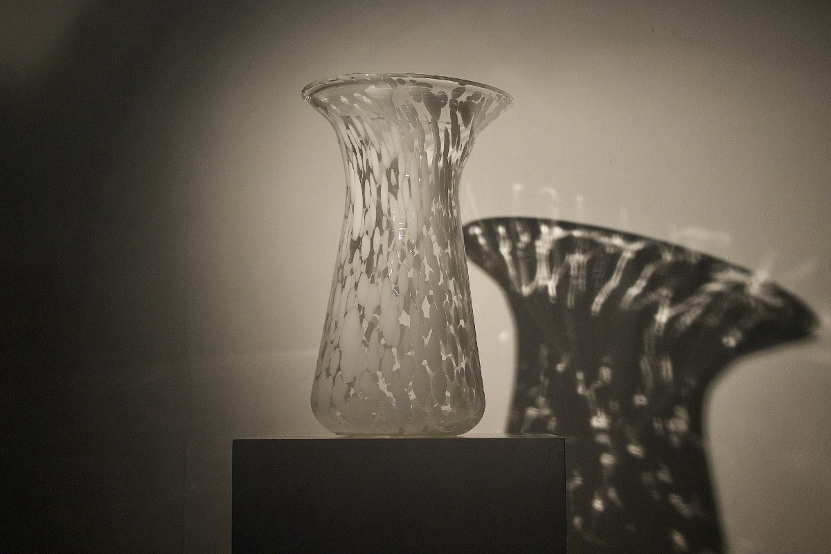 Grand Vase Schizzi en Verre Soufflé