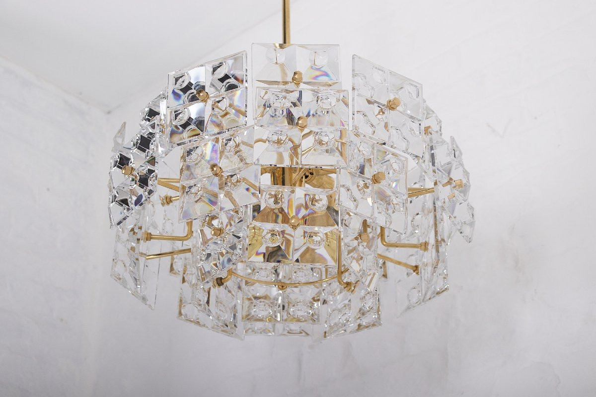Gold-plated Optical Crystal Chandelier By Kinkeldey-photo-2