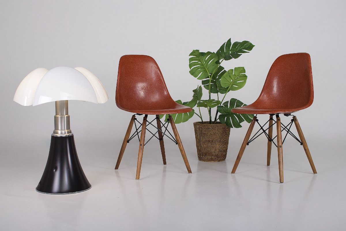 Chaises DSW Charles Eames Herman Miller et Mobilier International.-photo-6