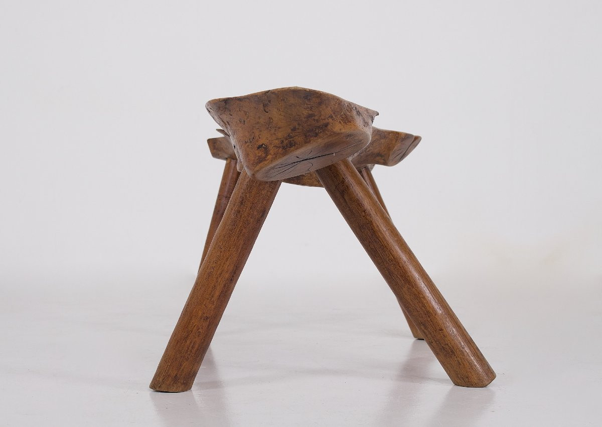 Banc en Pin Brut Wabi-Sabi-photo-4