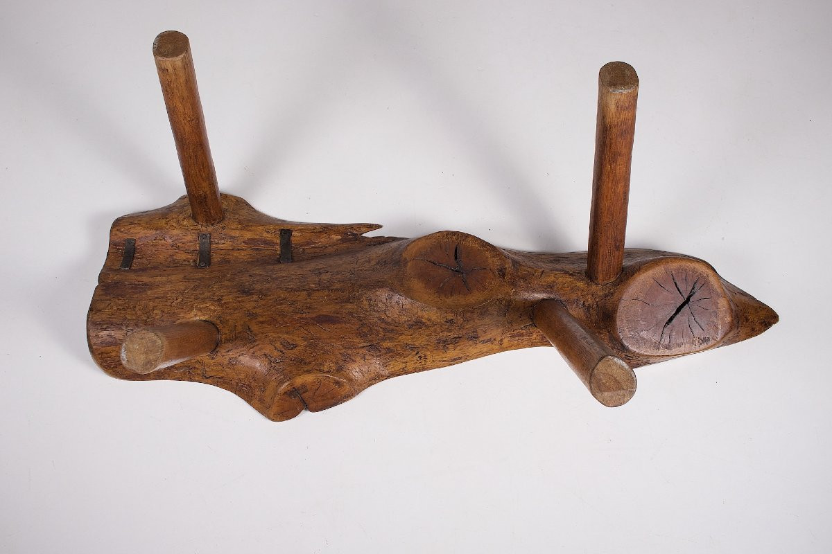 Banc en Pin Brut Wabi-Sabi-photo-5