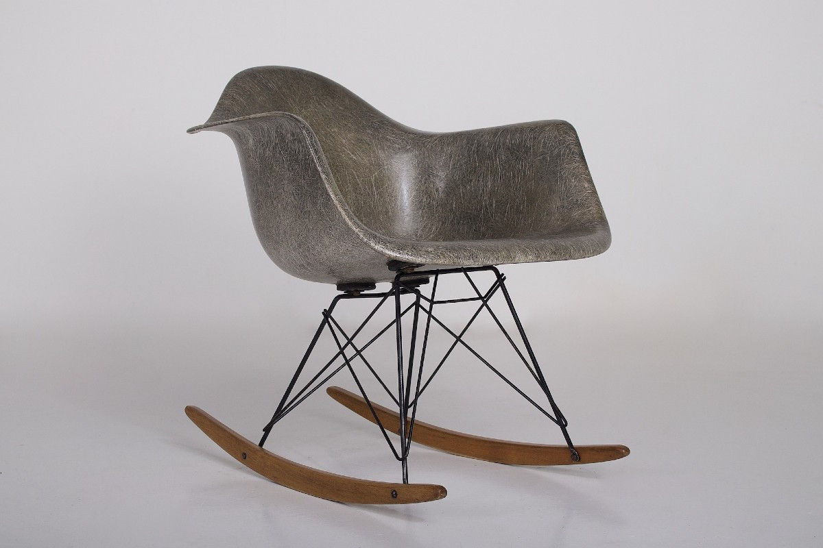 Chaise à bascule RAR Charles Eames Herman Miller et Zenith Plastics