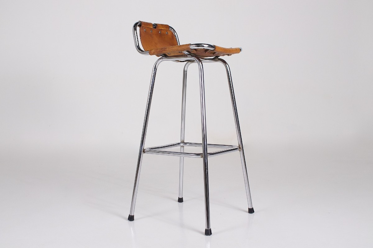 Tabouret de Bar en Cuir Taille  Médium