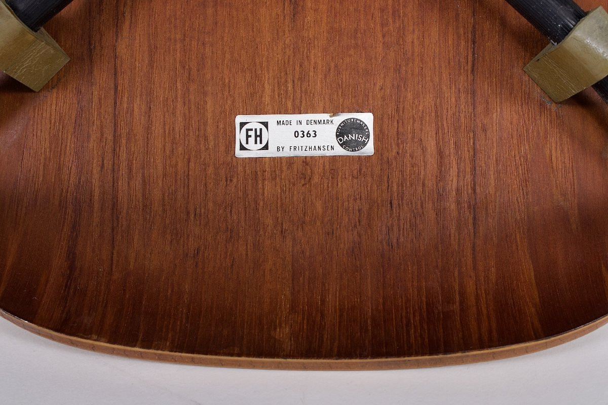 6 Hammer 3103 Chairs By Arne Jacobsen For Fritz Hansen-photo-6