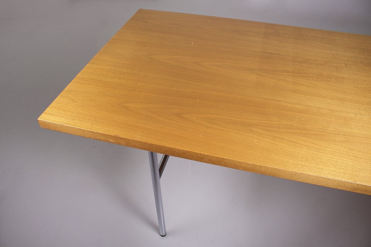  Bureau en placage de noyer, George Nelson Herman Miller Contura, années 50.-photo-4