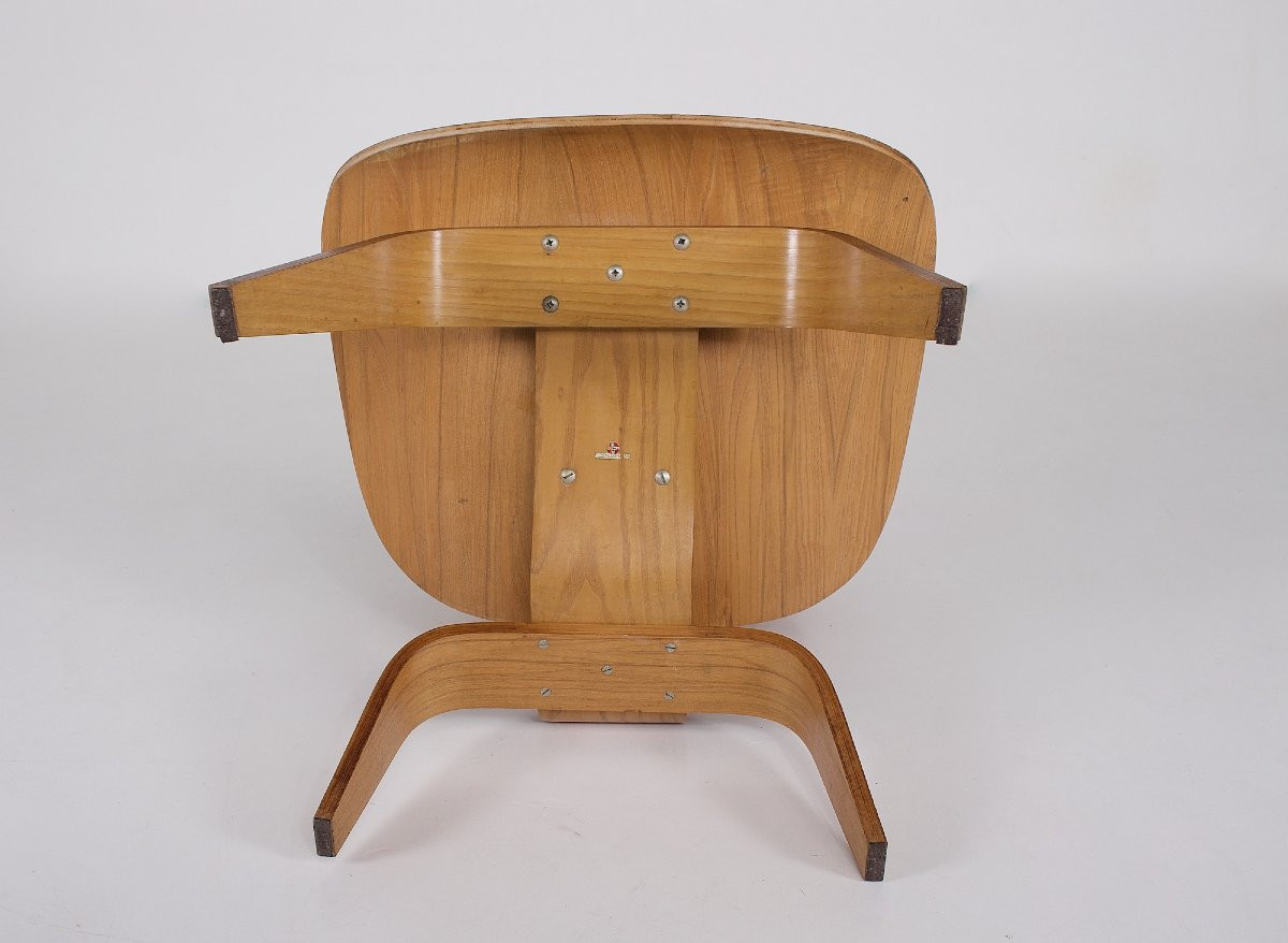 Chaise modèle  LCW en frêne, Charles et Ray Eames, années 40.-photo-2