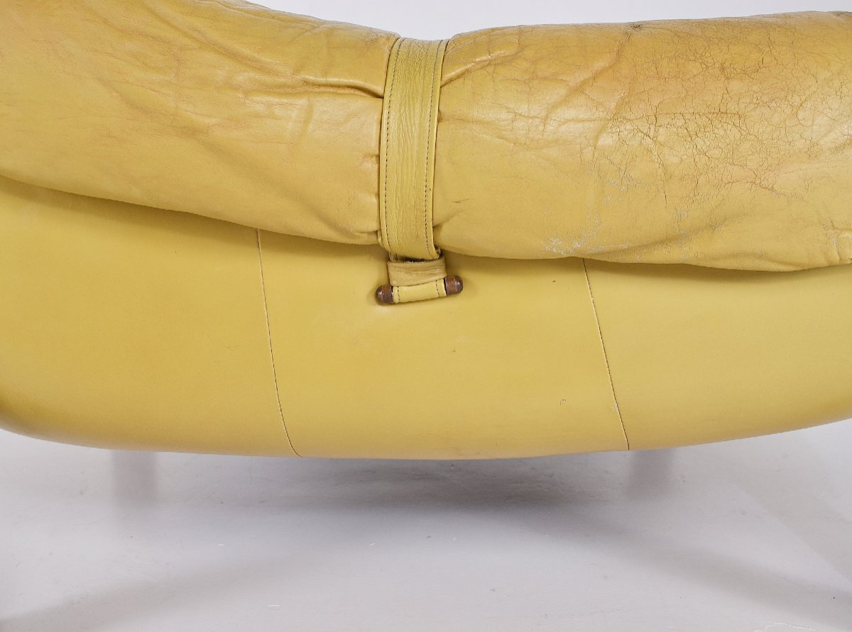 Fauteuil MP-81 en Cuir et Palissandre par Percival Lafer-photo-3