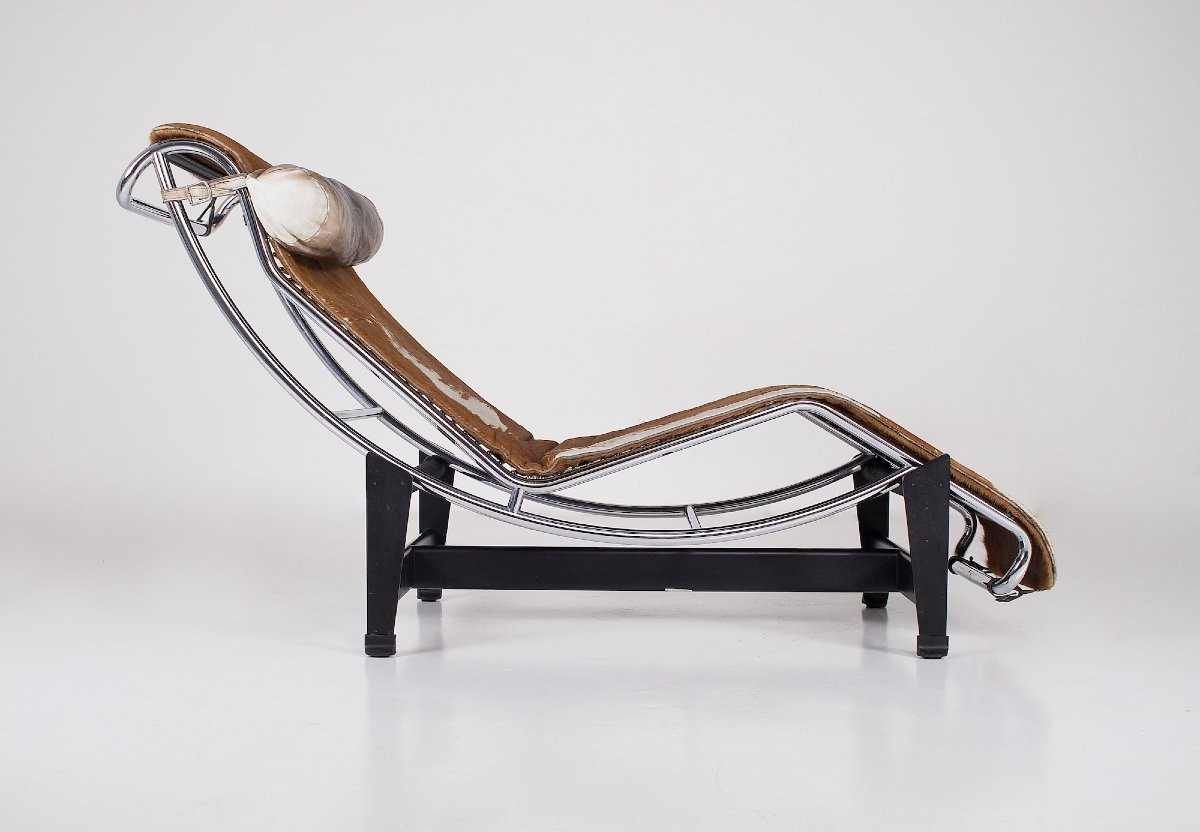 Lc4 Chaise Longue By Le Corbusier, Jeanneret And Perriand, Late 1950s-photo-3