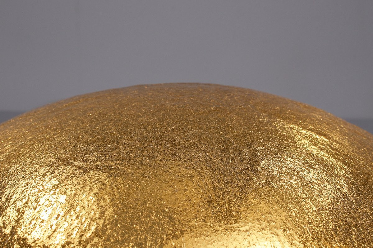 Plafonnier en Verre de Murano Ambré-photo-3