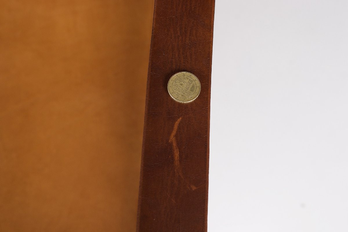 Fauteuil Safari en Cuir Cognac par Wilhelm Kienzle-photo-8