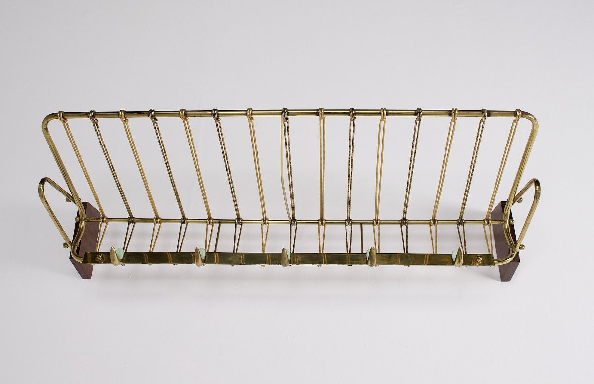 Portemanteau Mural en Laiton-photo-3