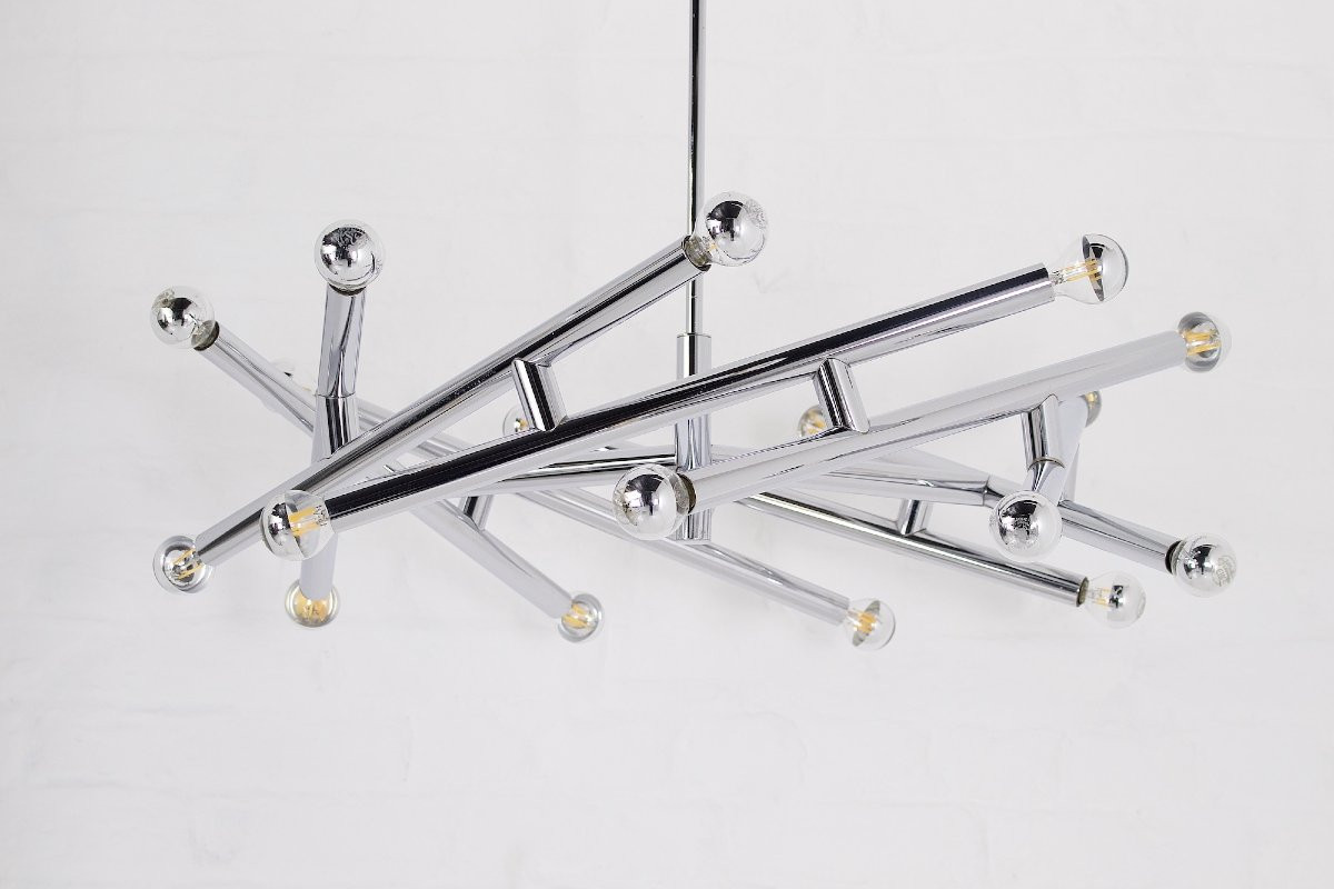 Lustre Chromé Gaetano Sciolari-photo-4