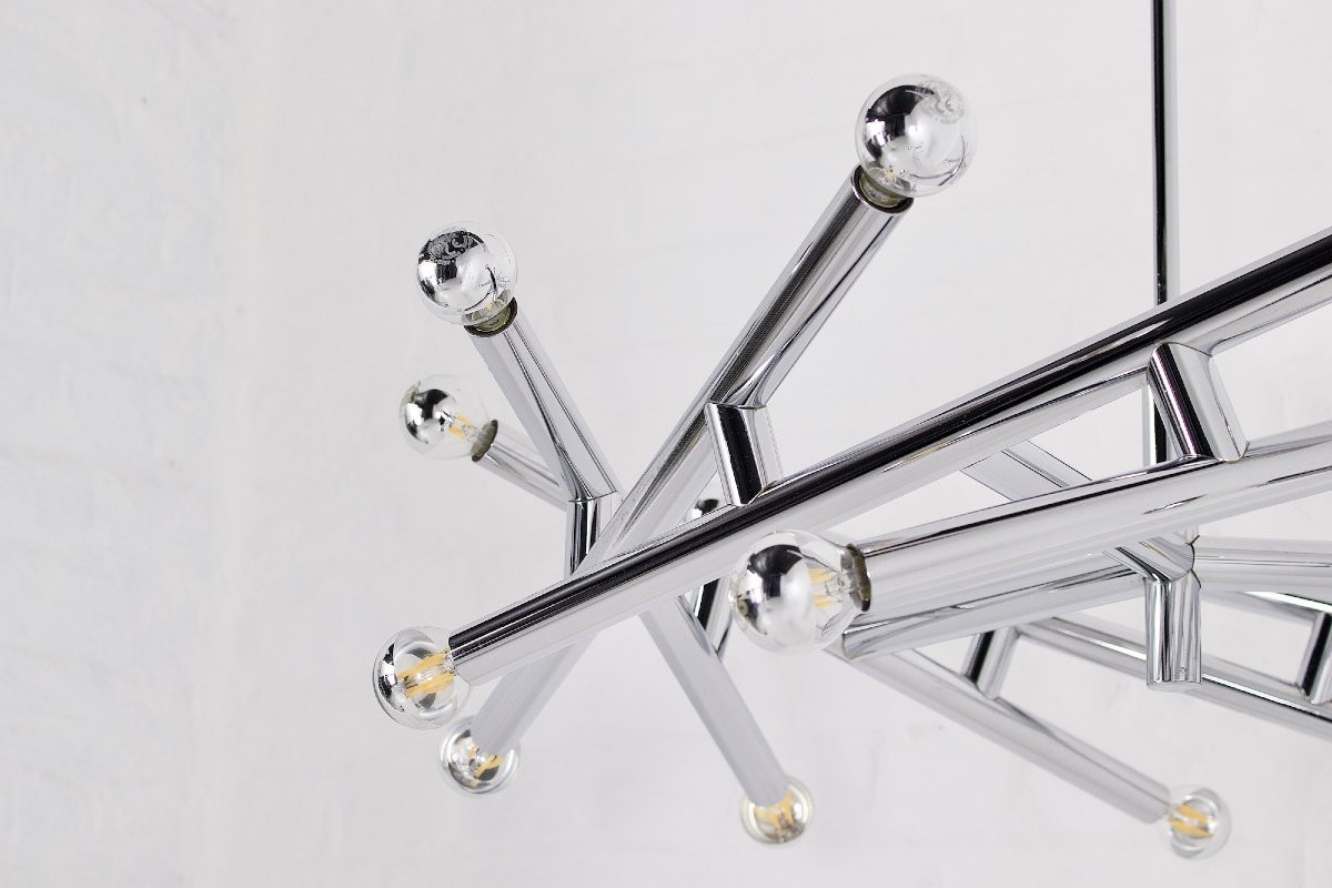 Lustre Chromé Gaetano Sciolari-photo-5