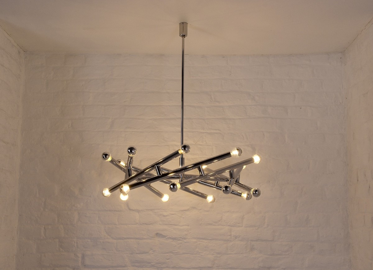 Lustre Chromé Gaetano Sciolari