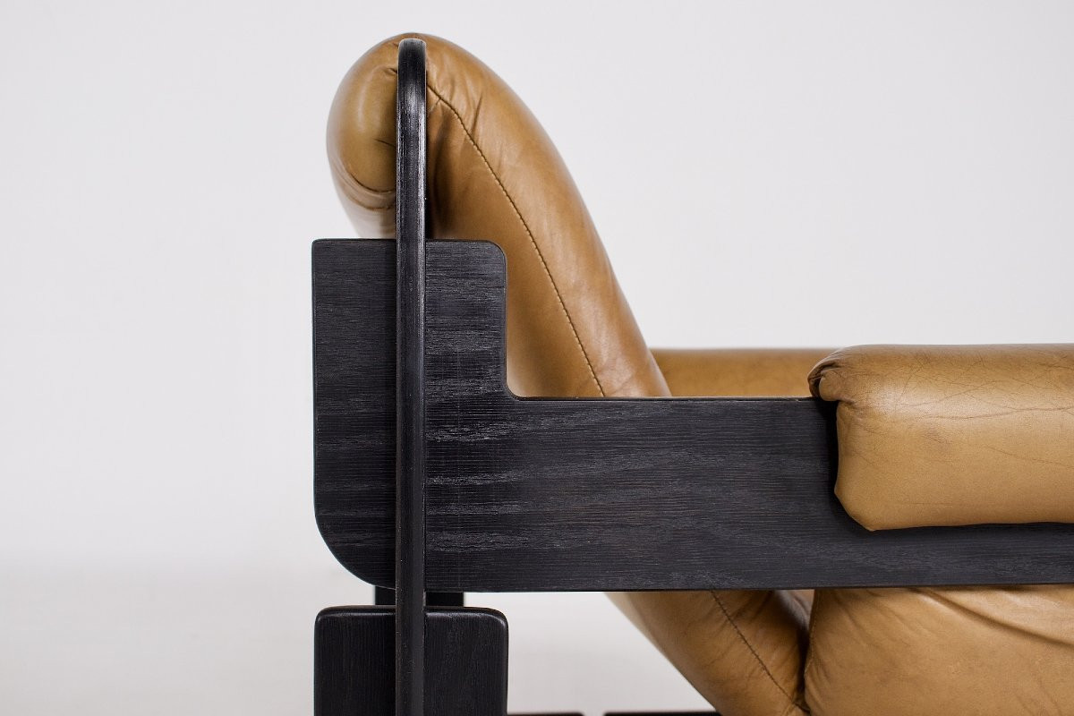 Paire de Fauteuils Rover en Cuir par Arne Jacobsen pour Asko-photo-1