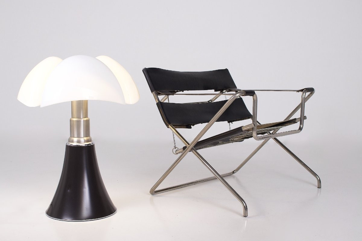 D4 Leather Folding Armchair By Marcel Breuer-photo-5