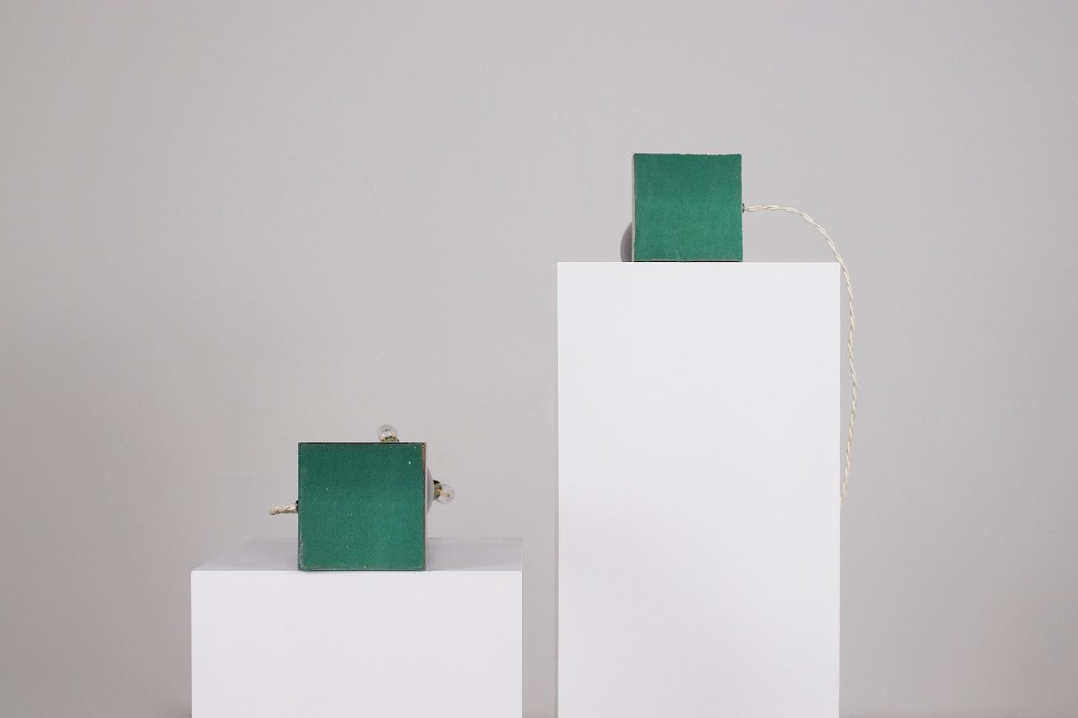 Pair Of Bronze Baluster Lamps, Maison Charles Paris-photo-5