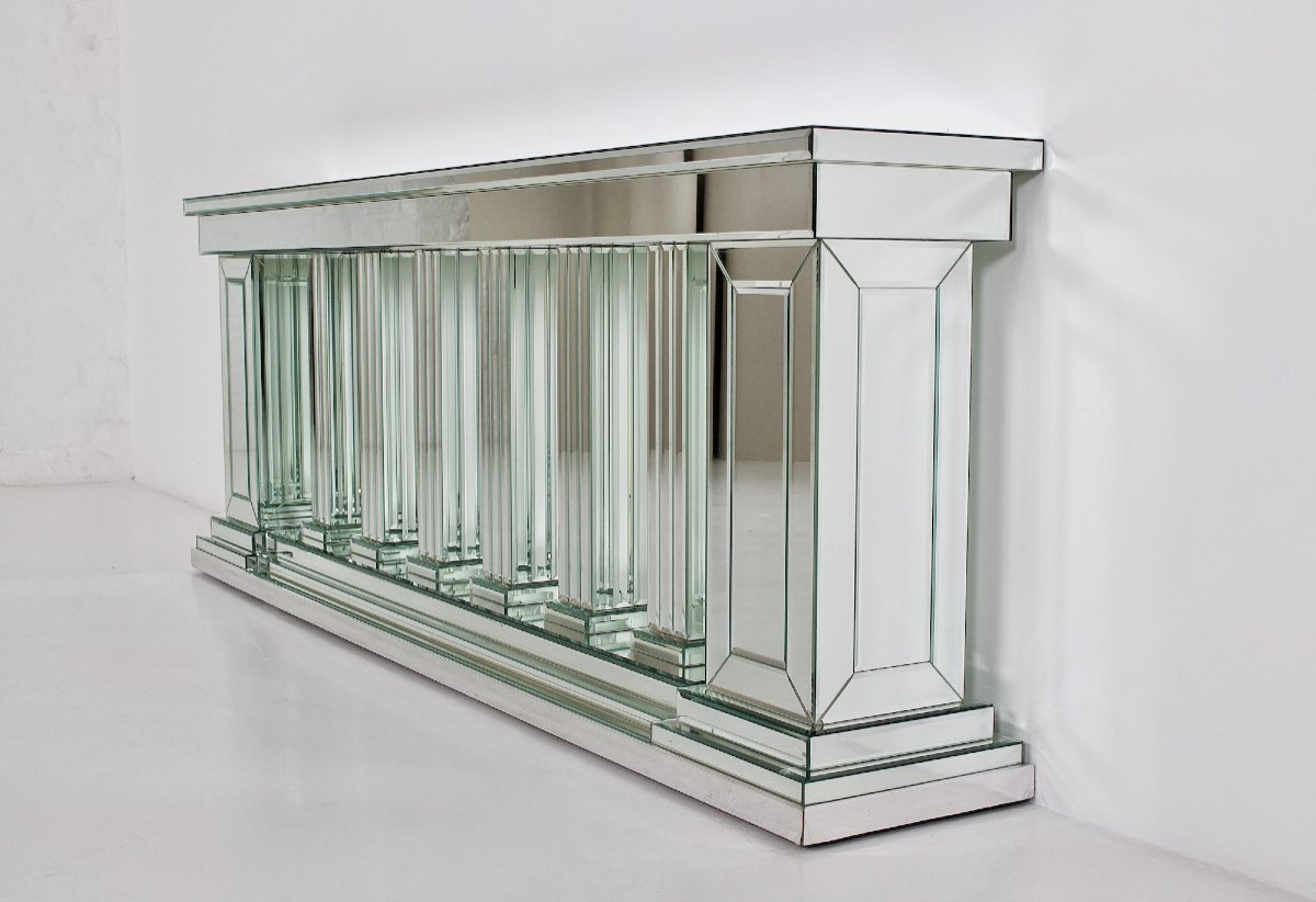 Mirrored Baluster Console, Maison Roméo-photo-3
