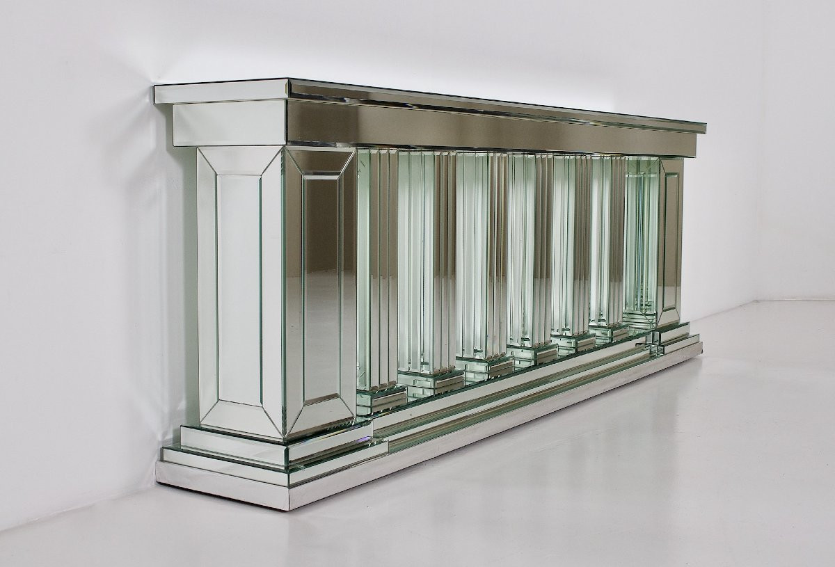 Mirrored Baluster Console, Maison Roméo-photo-3