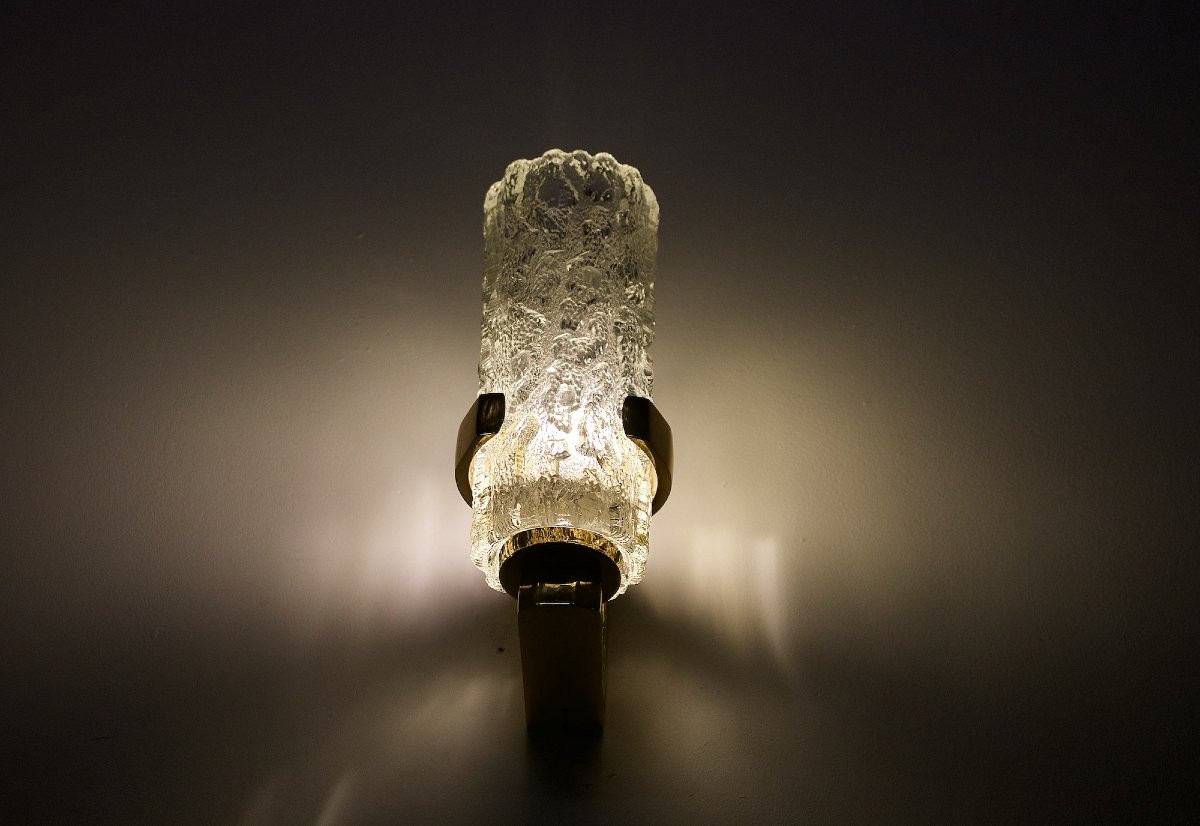 Appliques Brutalistes en Laiton Massif-photo-2