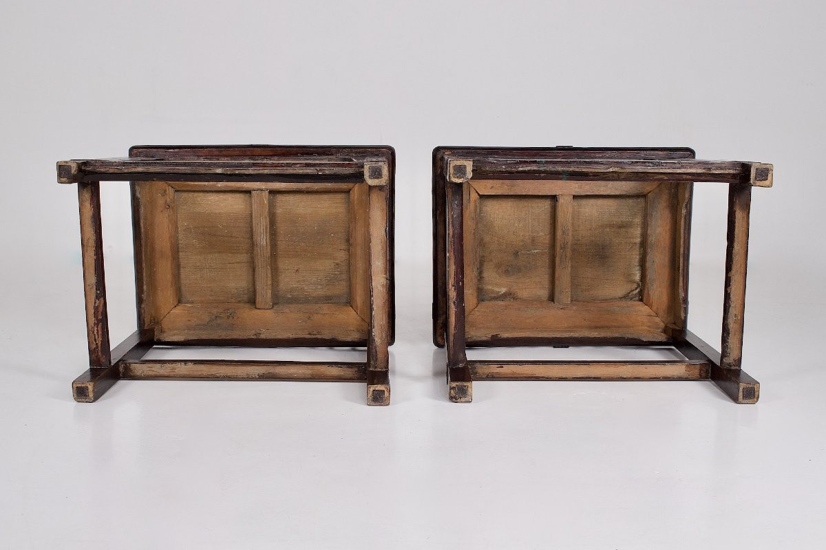 Deux  Fauteuils  de style Huanghuali, Chine, Dynastie Qing, XIXᵉ siècle-photo-5
