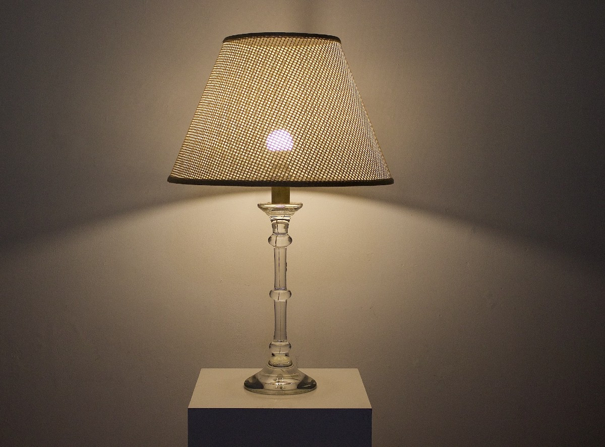 Lampe « Tiffany » en Cristal, Ingo Maurer, Design M / Val Saint Lambert