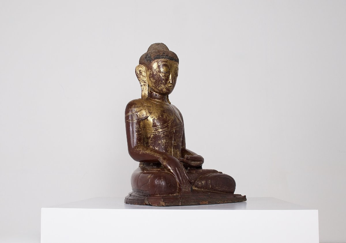 Burmese Wooden Buddha, Ava-photo-2