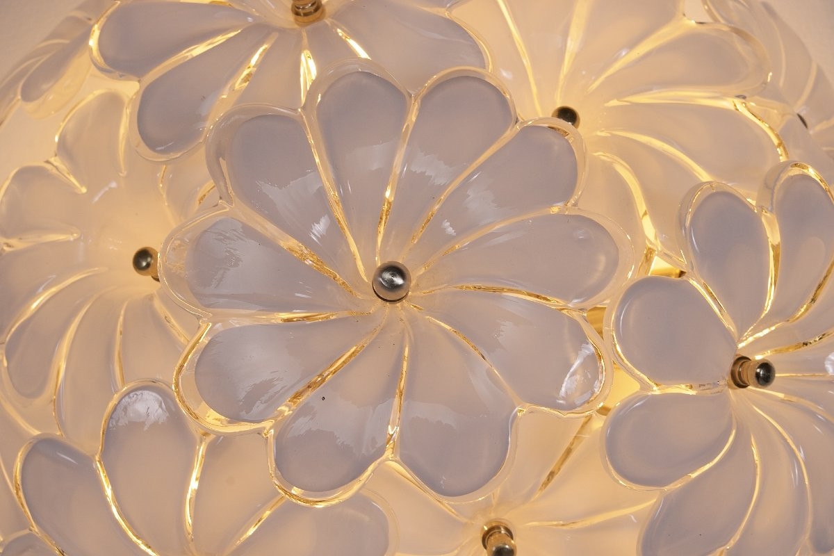Plafonnier Floral en Verre de Murano-photo-1