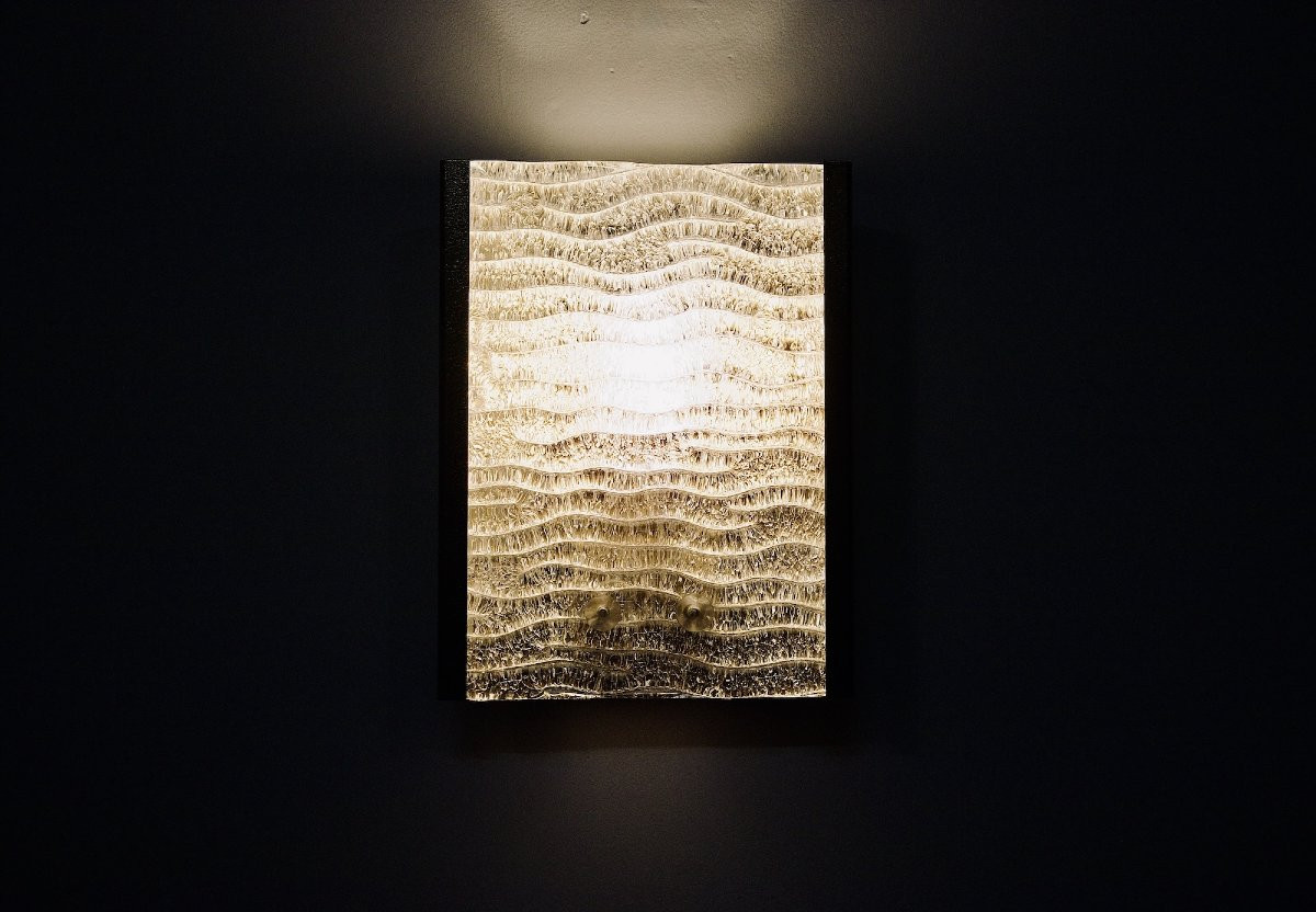 Pair Of Small Italian Murano Wall Sconces-photo-1