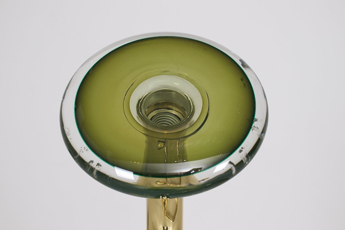 Lampe Mobile Sommerso en Laiton – Murano-photo-2