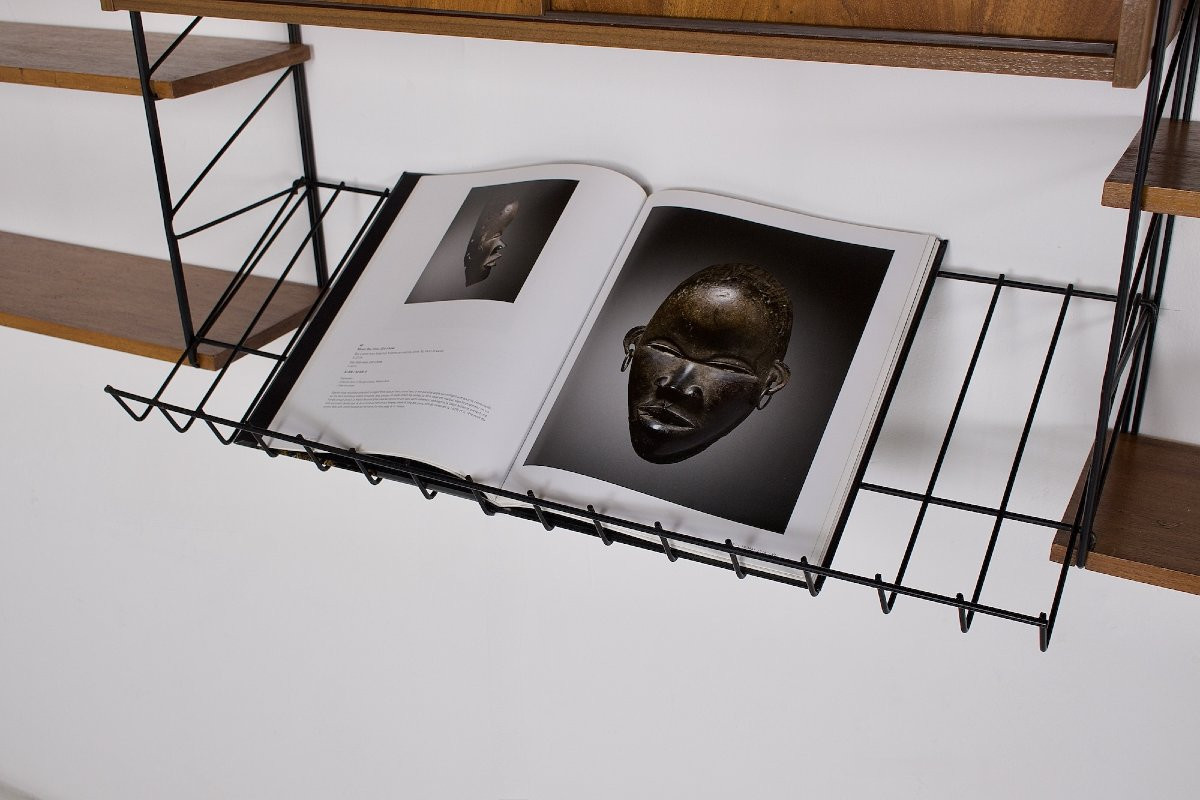 Modernist Wall Shelf In Teak - 1960s-photo-5