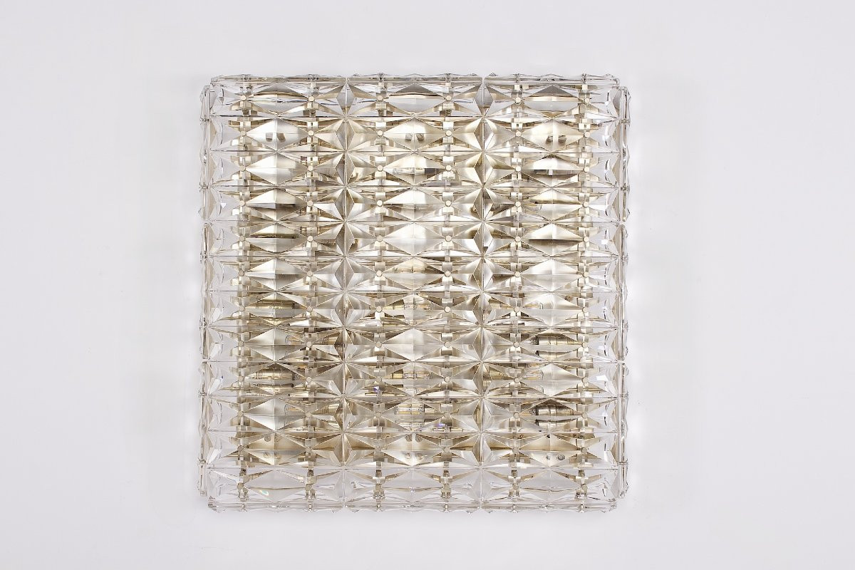 Xl Faceted Crystal Ceiling Light - Kinkeldey-photo-2