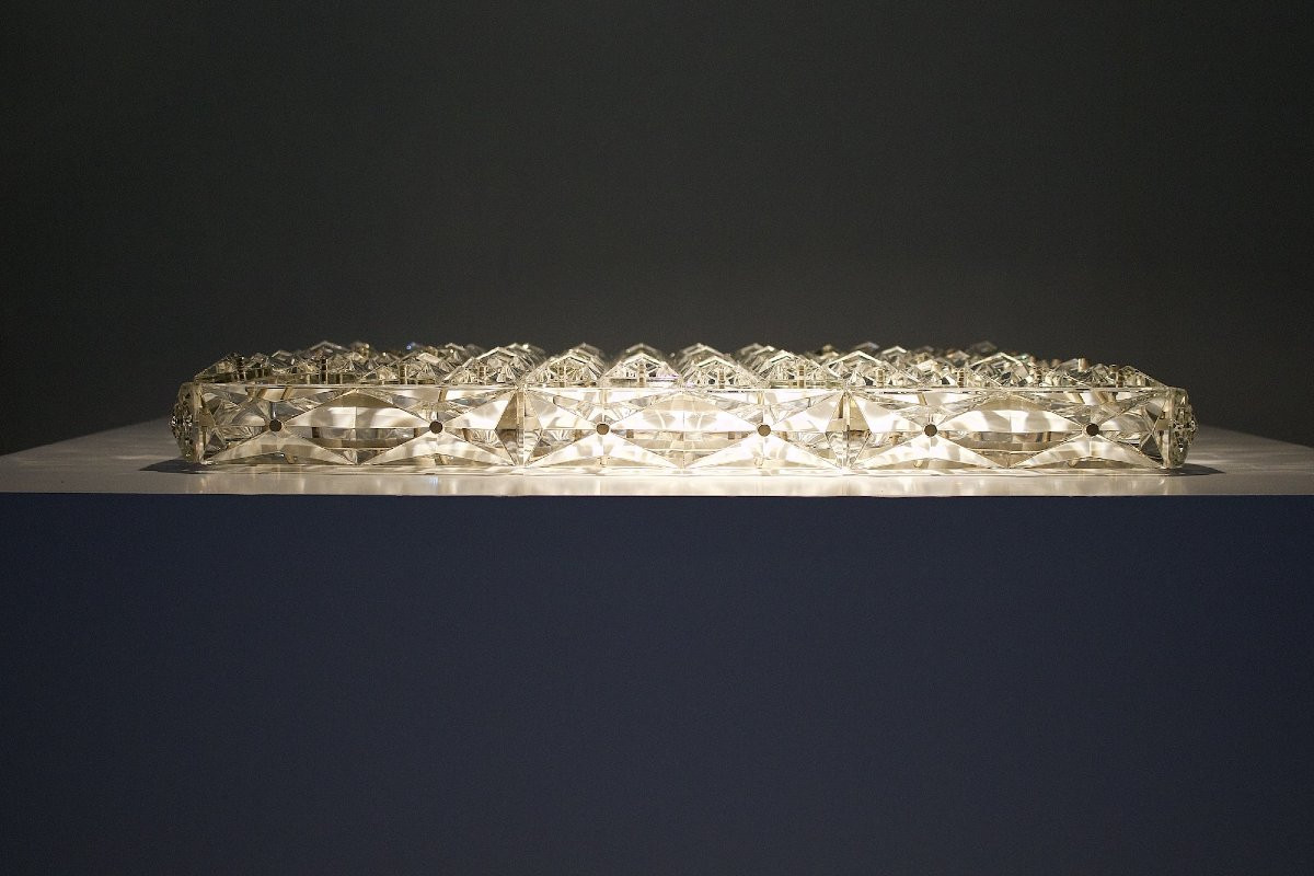 Xl Faceted Crystal Ceiling Light - Kinkeldey-photo-3