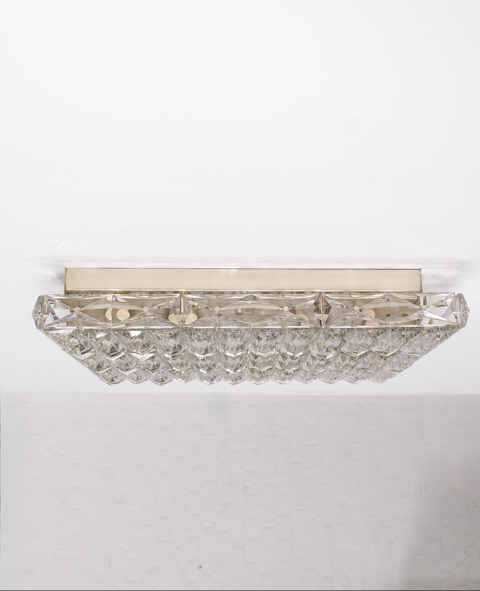 Xl Faceted Crystal Ceiling Light - Kinkeldey-photo-4