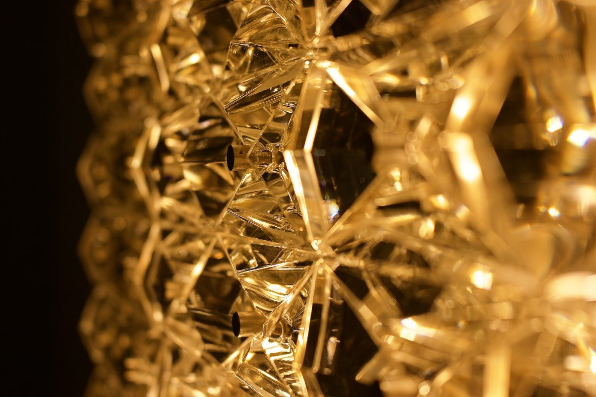 Xl Faceted Crystal Ceiling Light - Kinkeldey-photo-1