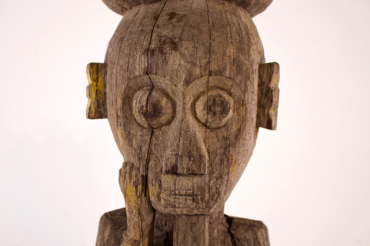 Dayak Hampatong Figure, 18th Century-photo-2