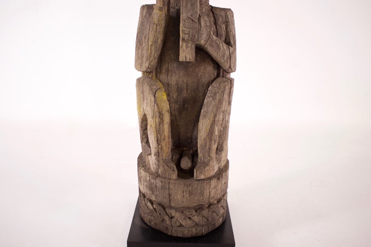 Dayak Hampatong Figure, 18th Century-photo-3