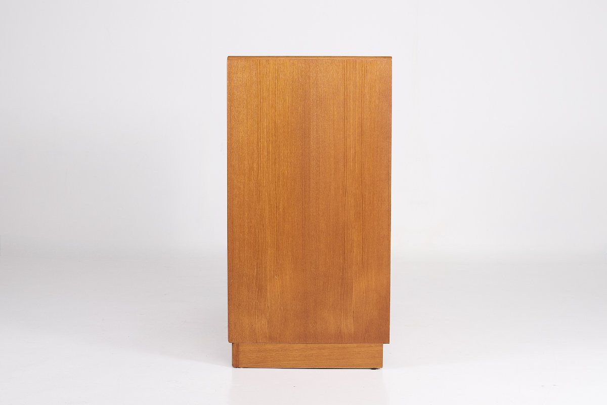 Buffet scandinave en teck – 2 portes, 1 tiroir, années 1970-photo-4