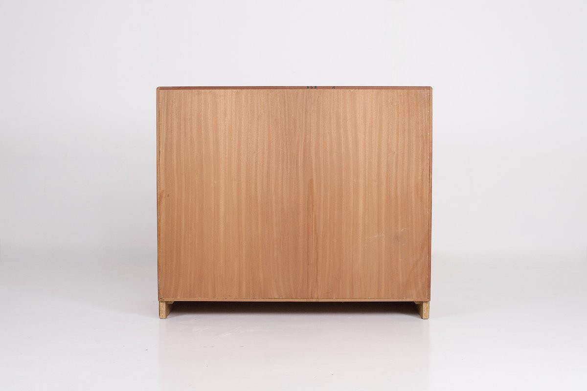 Buffet scandinave en teck – 2 portes, 1 tiroir, années 1970-photo-1