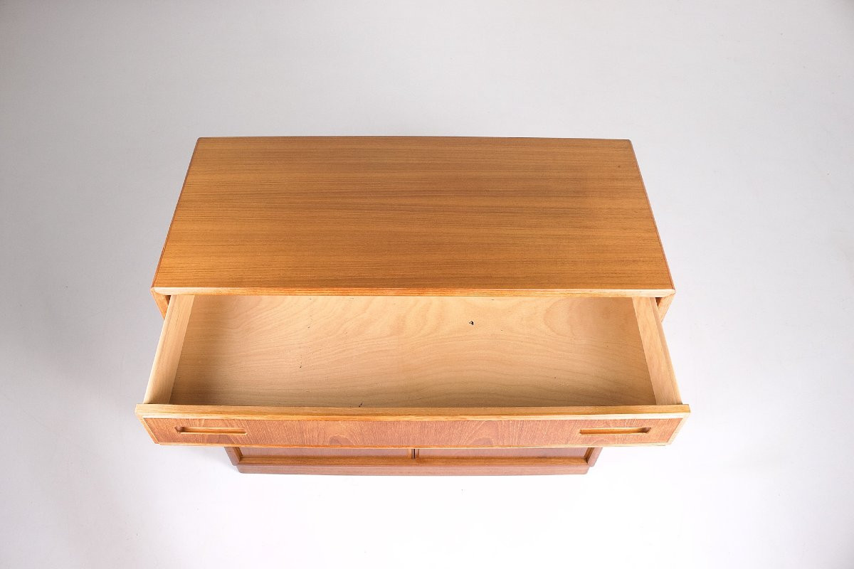 Buffet scandinave en teck – 2 portes, 1 tiroir, années 1970-photo-2