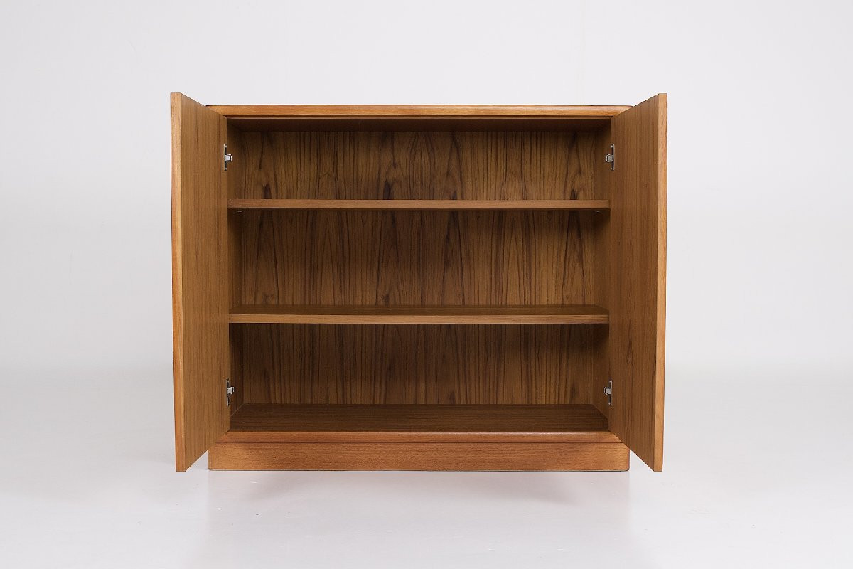 Scandinavian Two-door Teak Sideboard - 1970s-photo-1