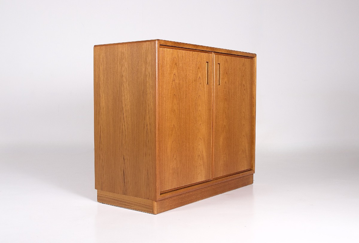 Scandinavian Two-door Teak Sideboard - 1970s