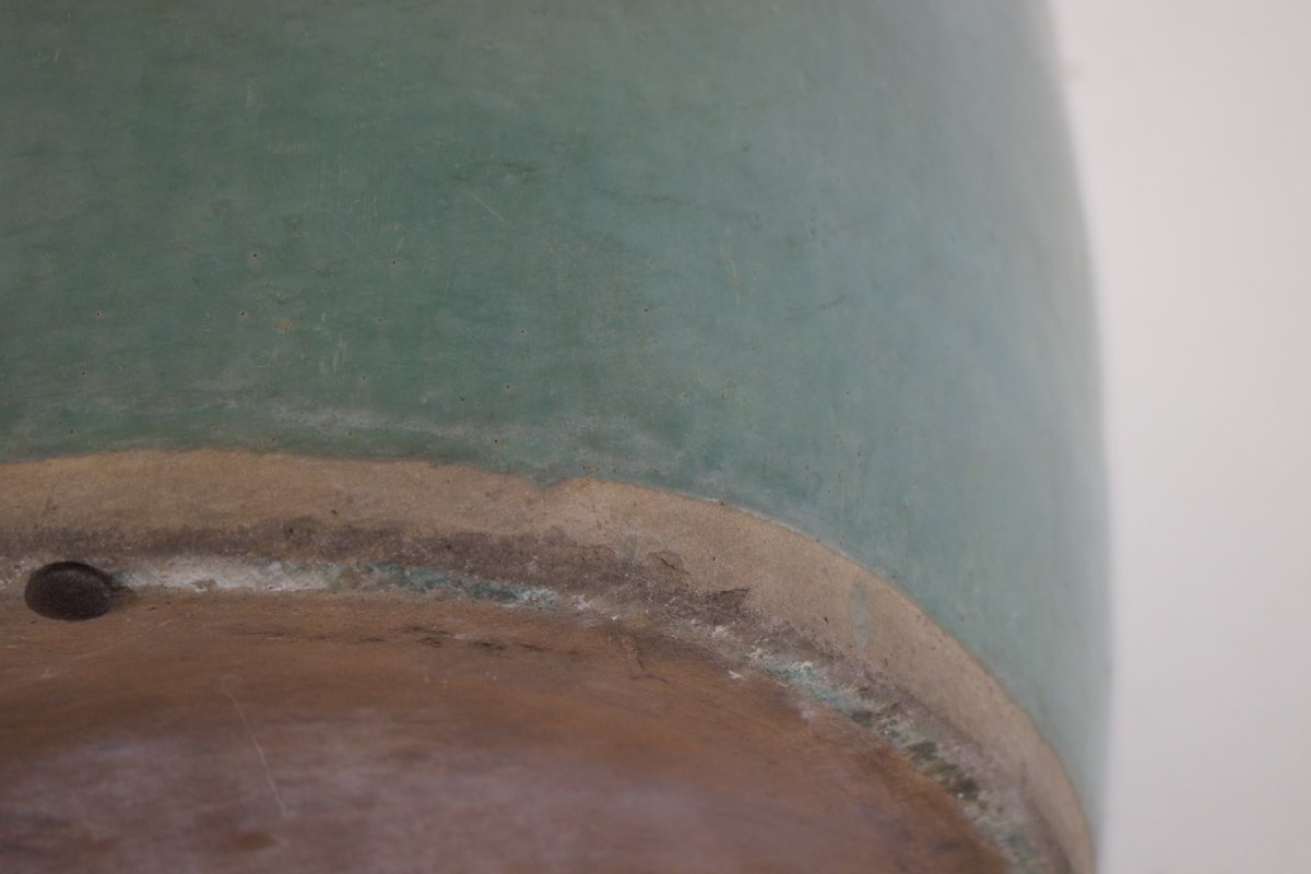 Large Celadon Stoneware Storage Jar - Southeast Asia-photo-2
