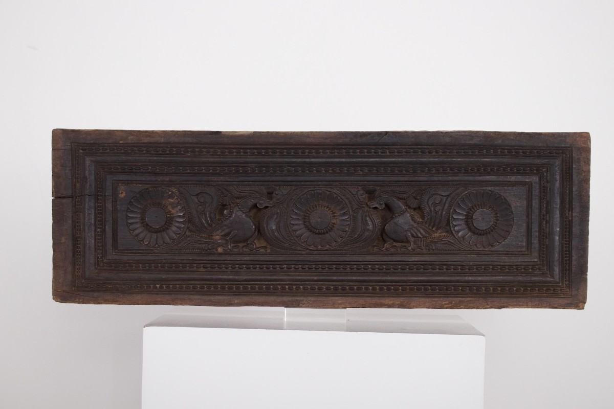 Indian Carved Panel - Chettinad, Tamil Nadu