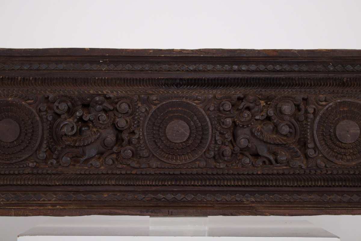 Carved Panel South India - Chettinad Tamil Nadu-photo-2
