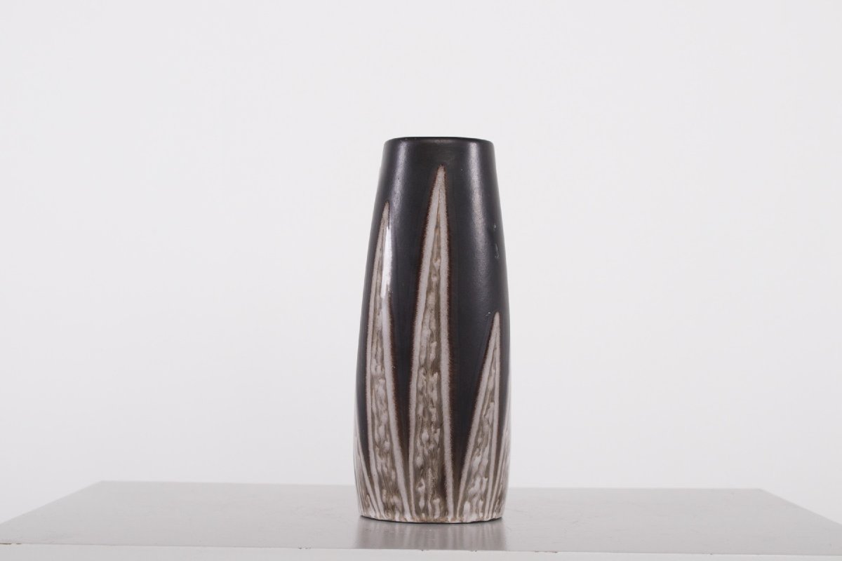 Burgundia Vase - Svend Aage Jensen For Søholm - Denmark, 1950s-photo-2