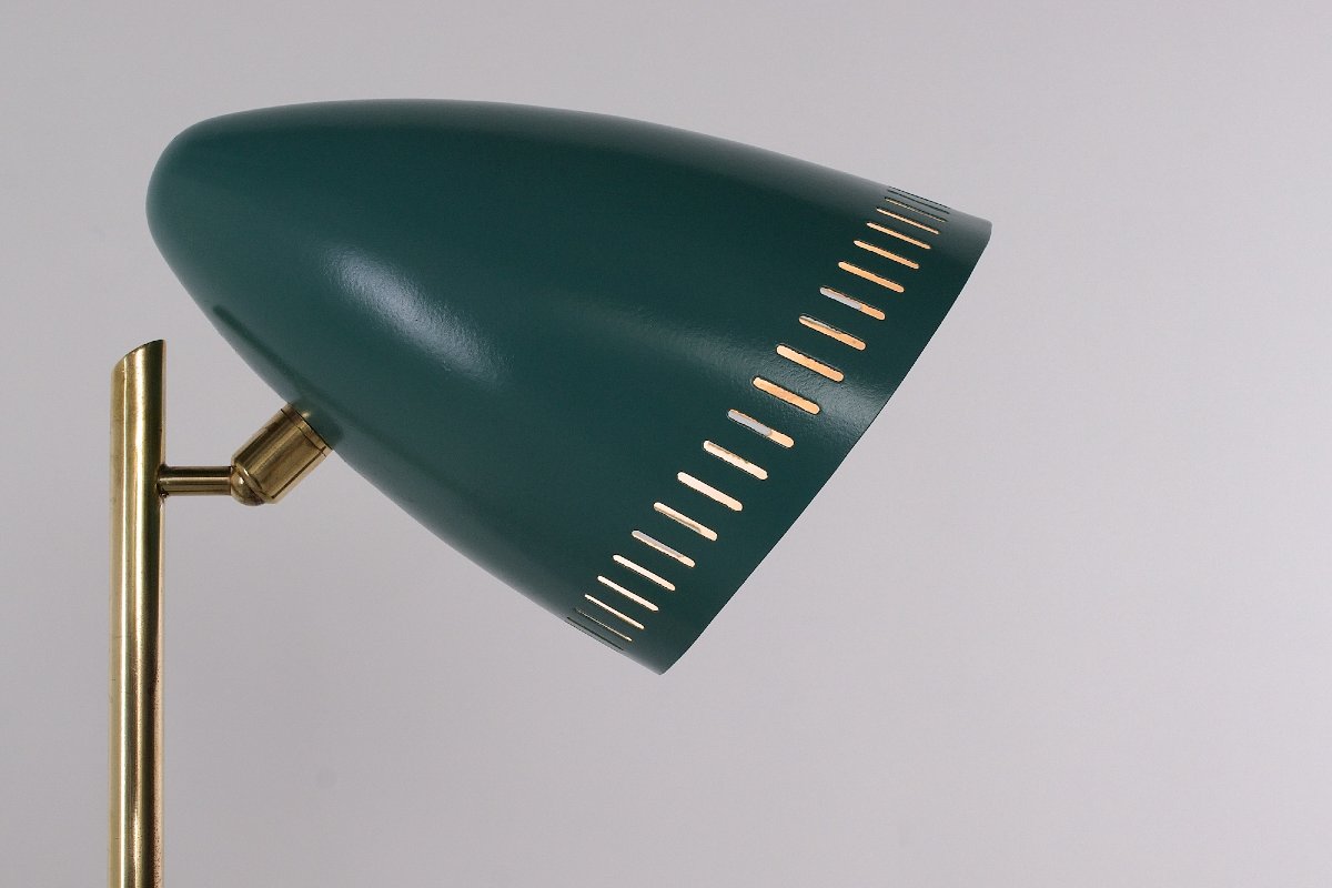 Articulated Modernist Lamp With Double Ball Joint - 1950s-photo-1